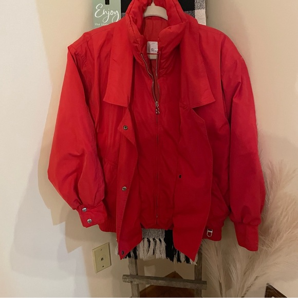 Vintage 80’s Red Bogner Ski Jacket - Picture 4 of 15